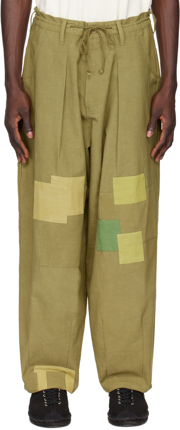 Khaki Lush Carpenter Trousers