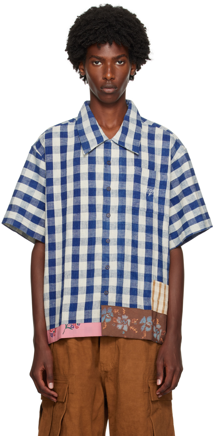 Blue & White Uniform Shirt