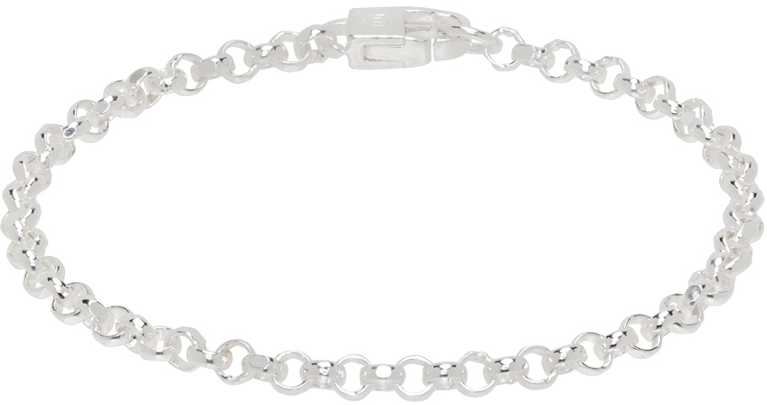 Silver Classic Diamond Cut Belcher Bracelet