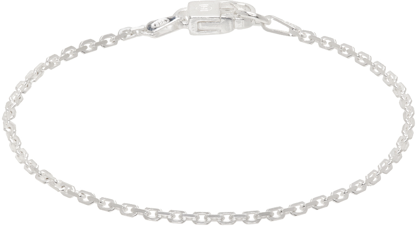 Shop Hatton Labs Silver Mini Anchor Bracelet