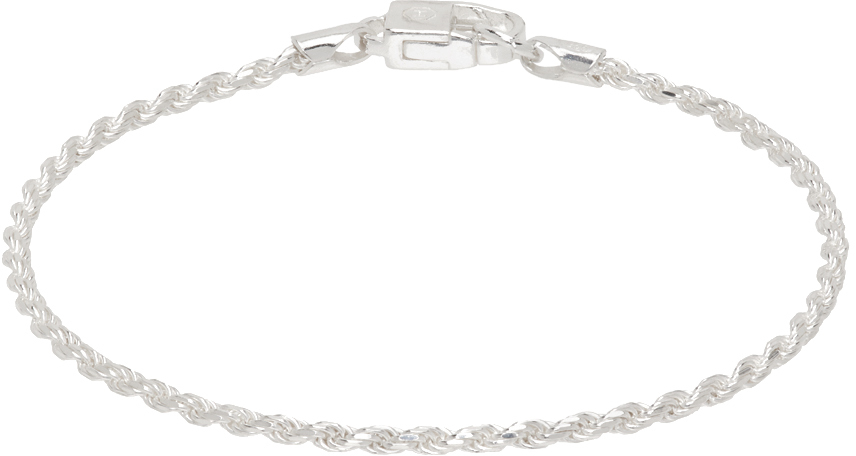 Silver Rope Bracelet