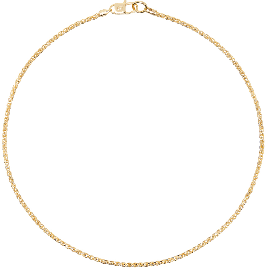 Gold Rope Chain Necklace