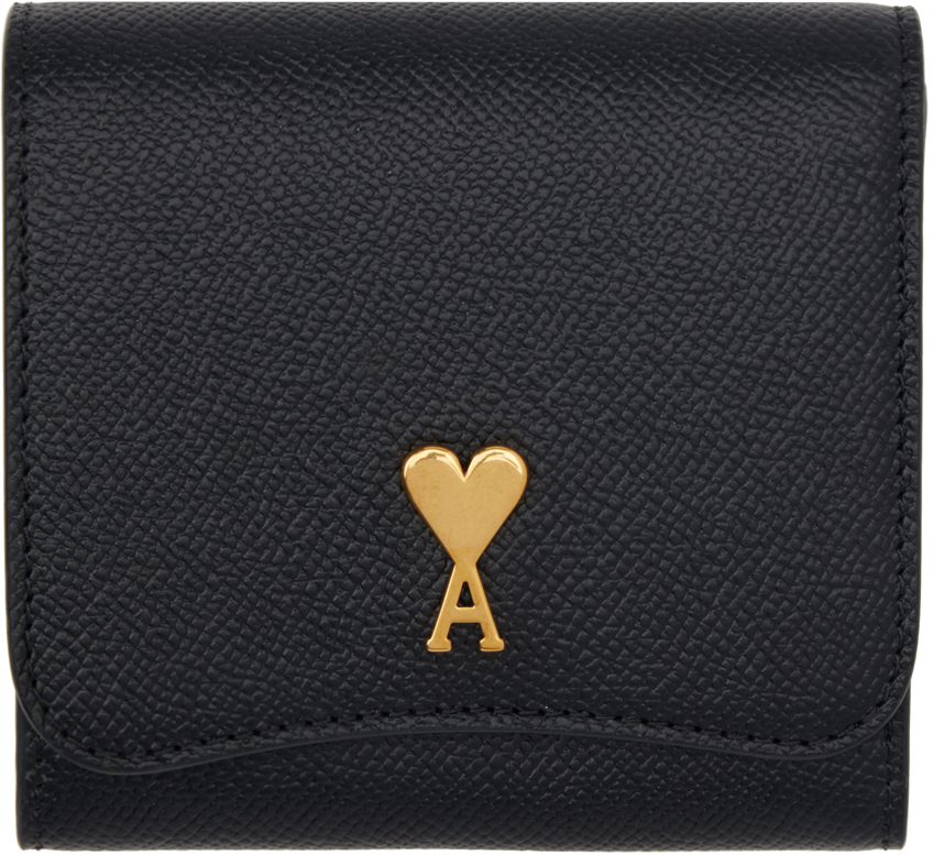 Black Paris Paris Compact Wallet