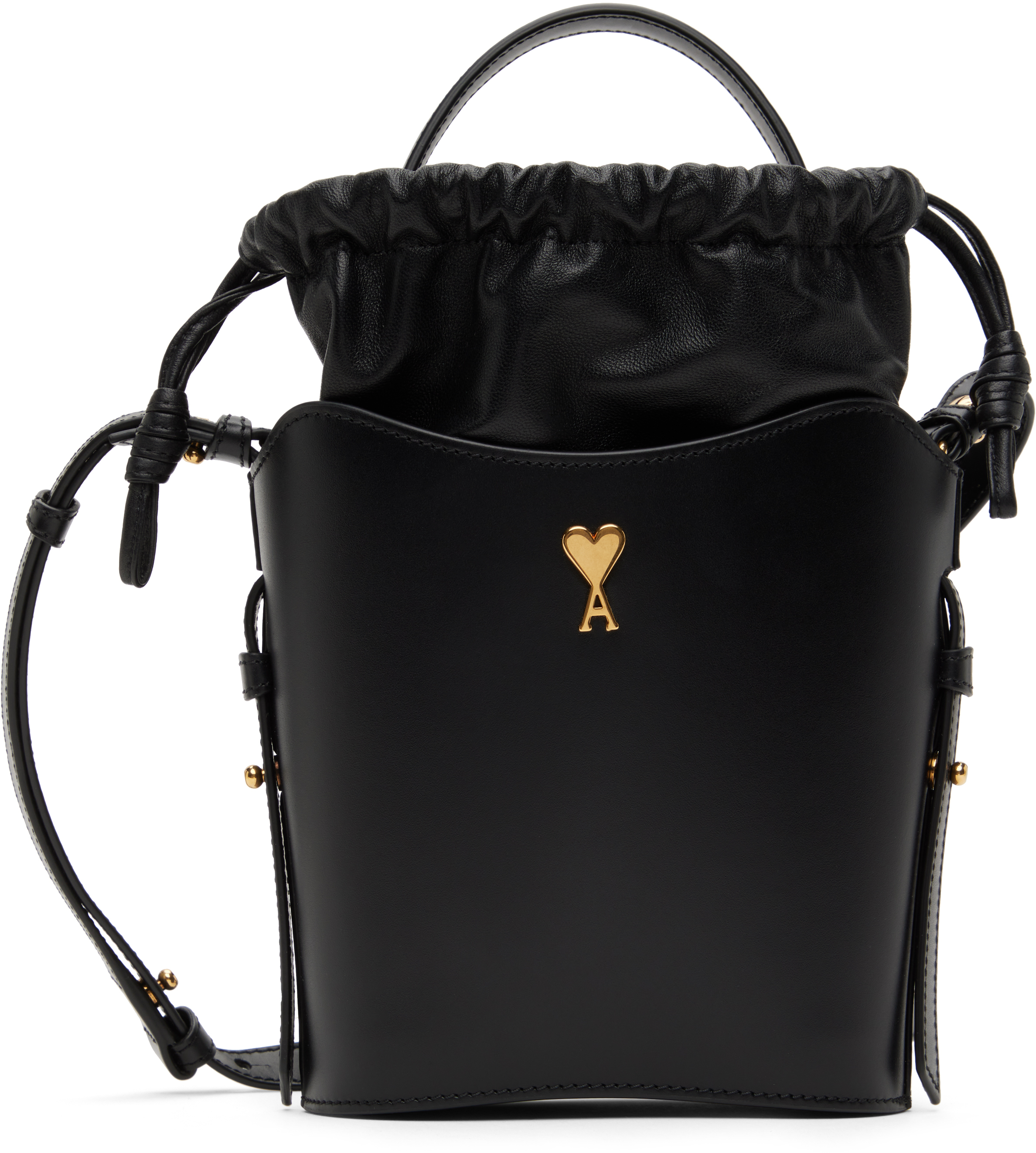 Black Mini Paris Paris Bucket Bag