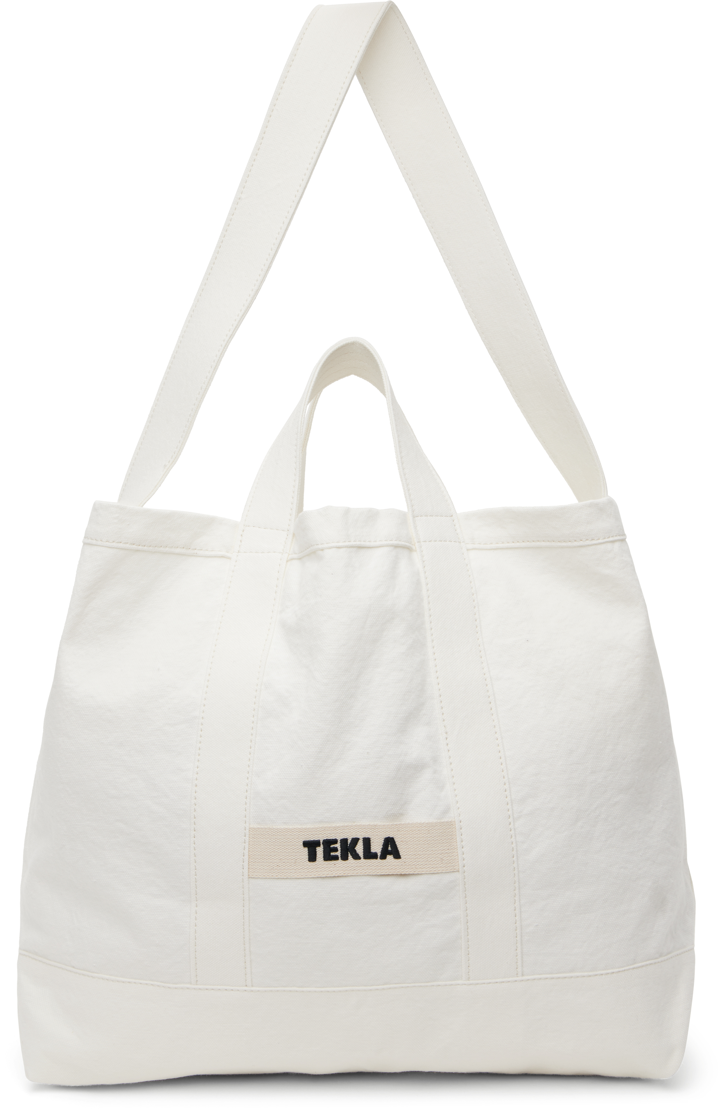 Tekla Off-white Beach Tote In Core White