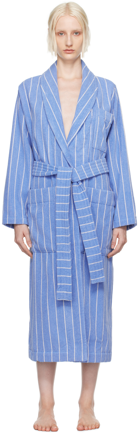 Blue & White Classic Bathrobe