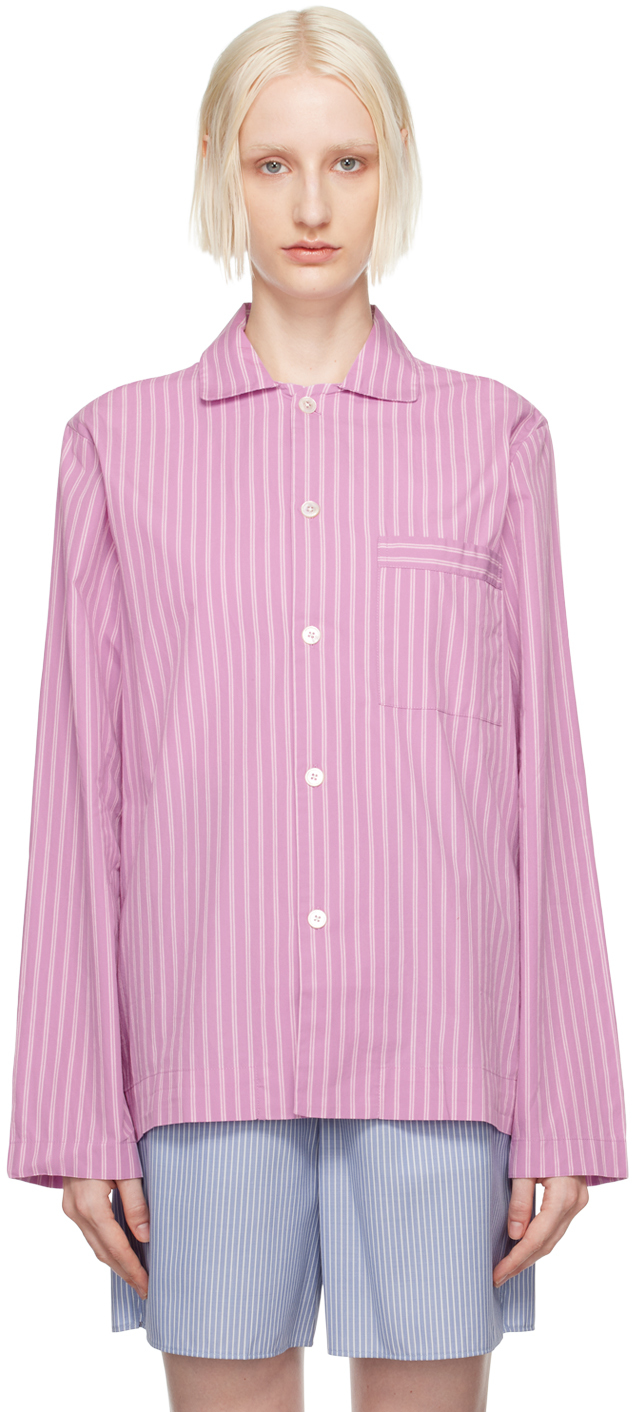 Purple Long Sleeve Pyjama Shirt