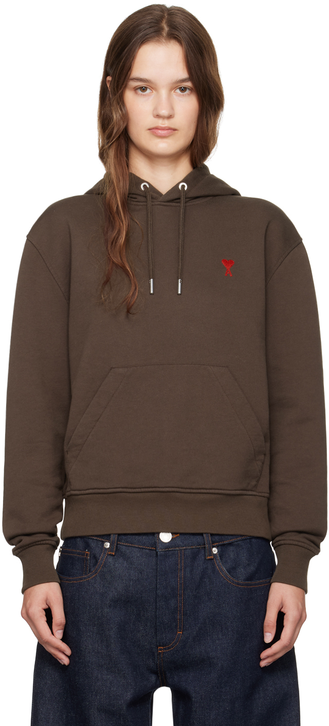 Brown Ami de Caur Hoodie