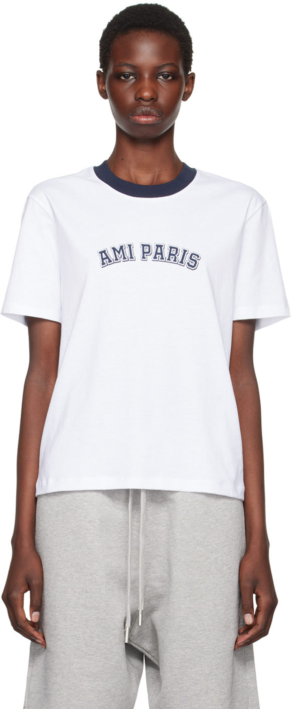 White 'Ami Paris' T-Shirt