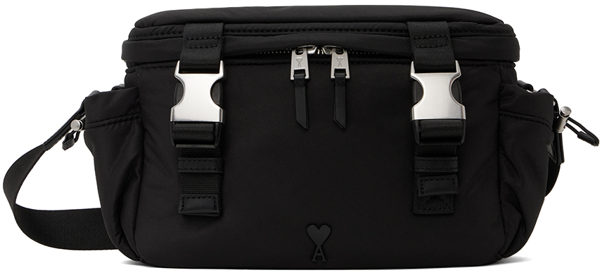 Black Ami De Coeur Messenger Bag