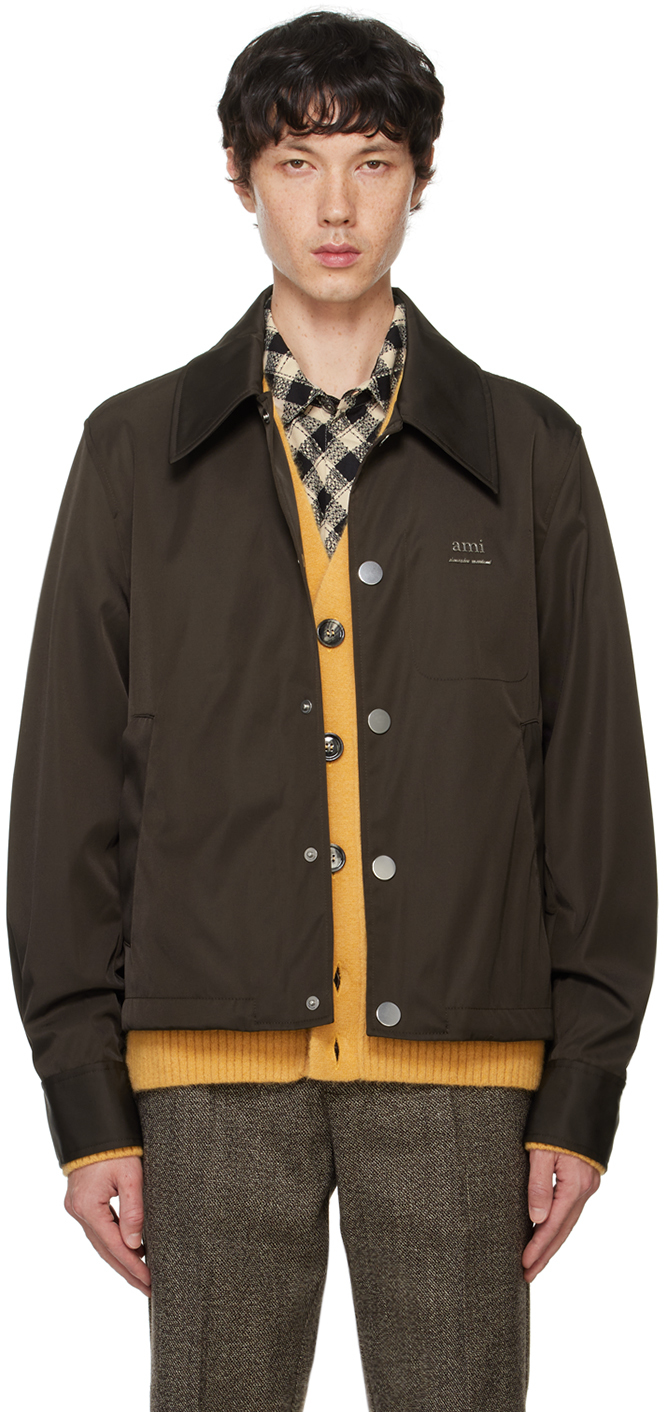 Brown 'Ami Alexandre Mattiussi' Buttoned Jacket