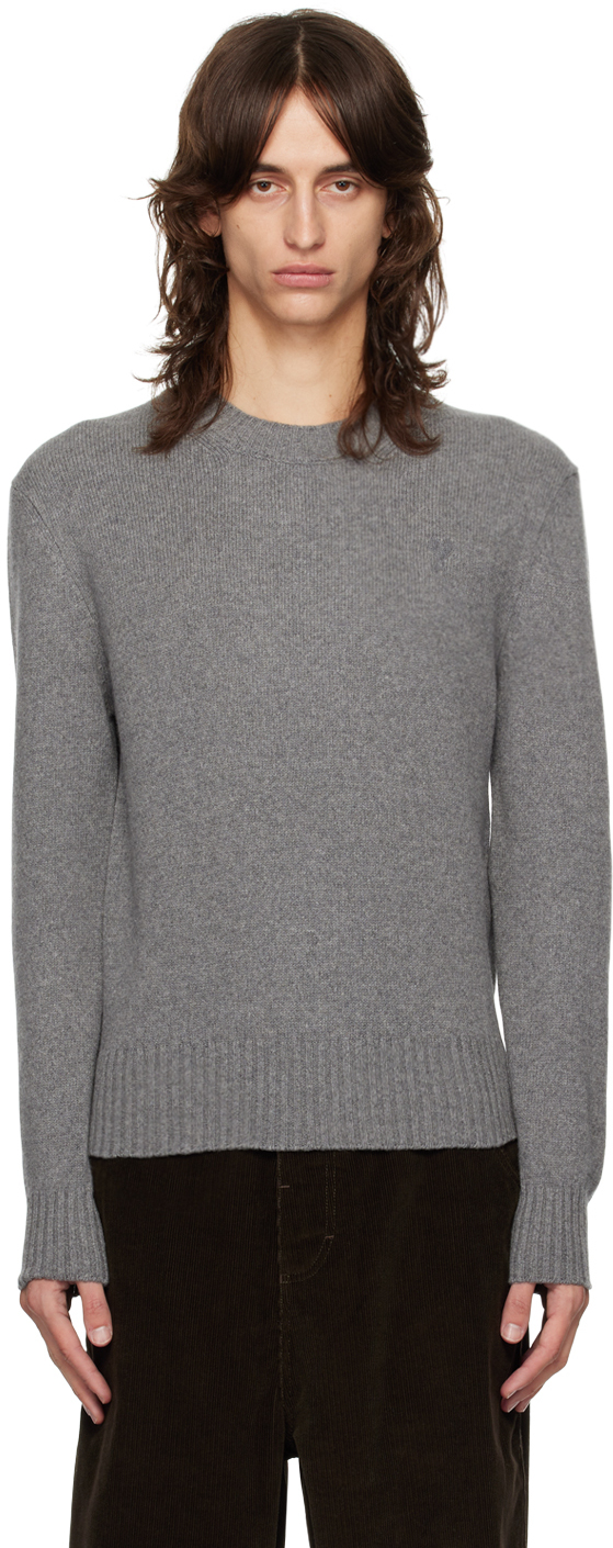 Navy Cashmere Ami De Caur Sweater