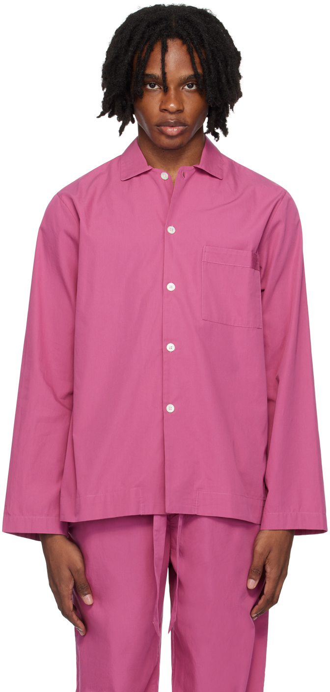 Pink Long Sleeve Pyjama Shirt