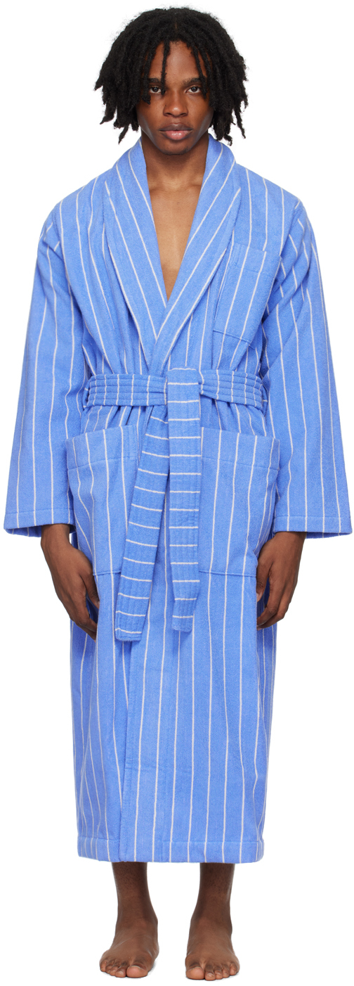 Blue & White Classic Bathrobe