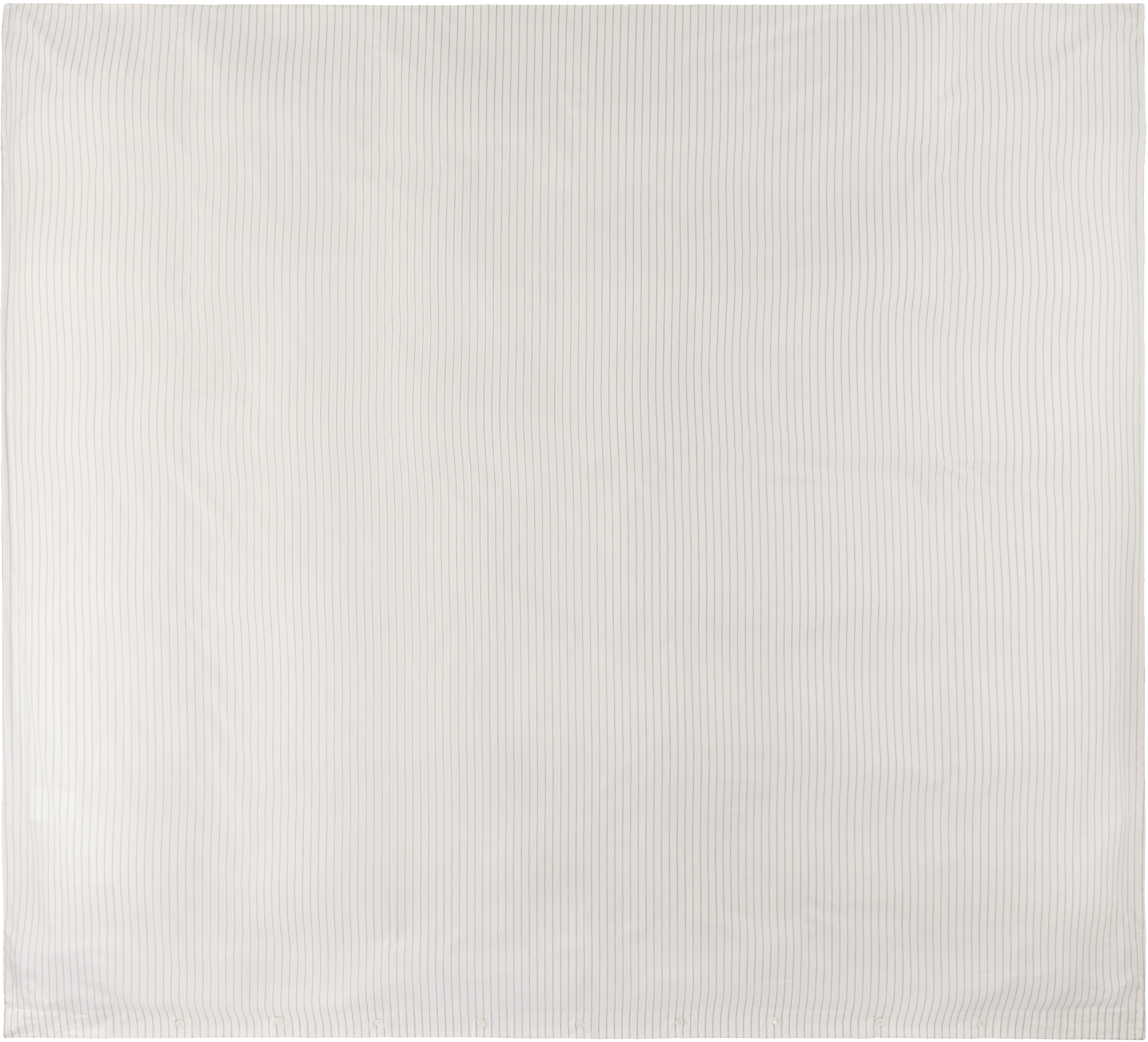 Tekla White Sateen Duvet Cover, King