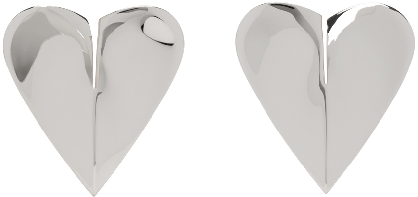 【関税込み】ALAIA シルバー Le Coeur Torn ピアス Alaïa | Le Coeur torn earrings | Savannahs