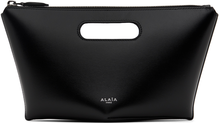 ALAÏA Black Folded Zipped Clutch