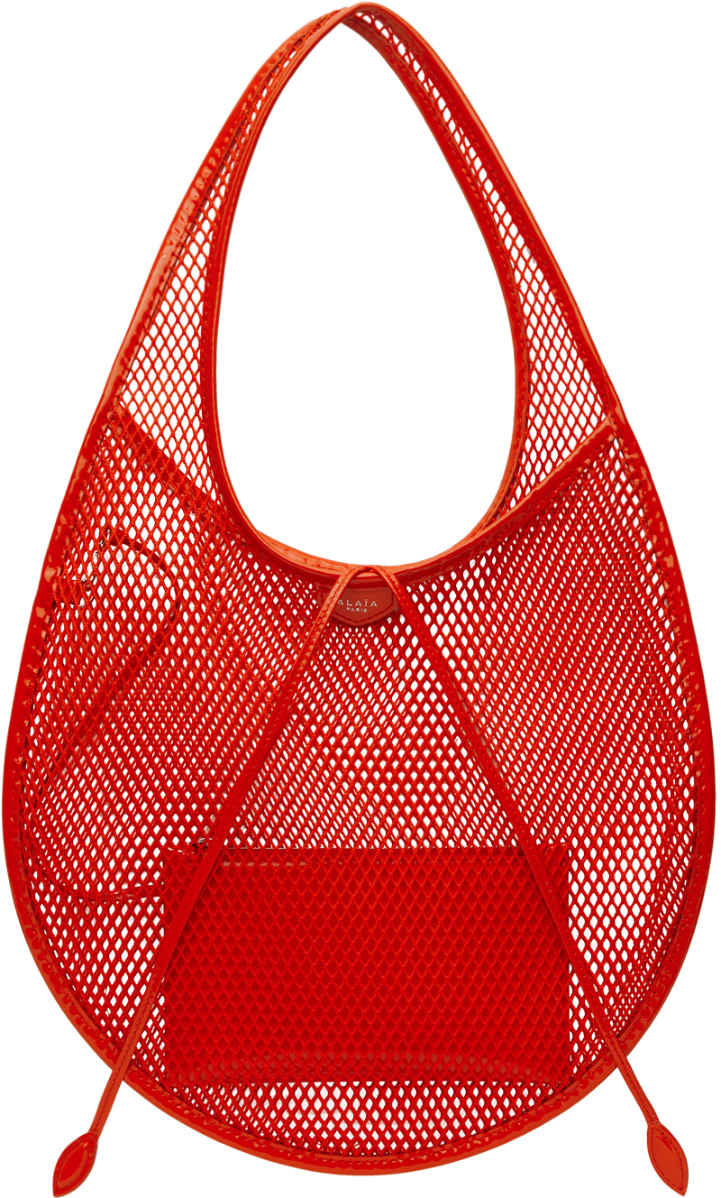 ALAÏA: Orange One Piece Medium Bag | SSENSE