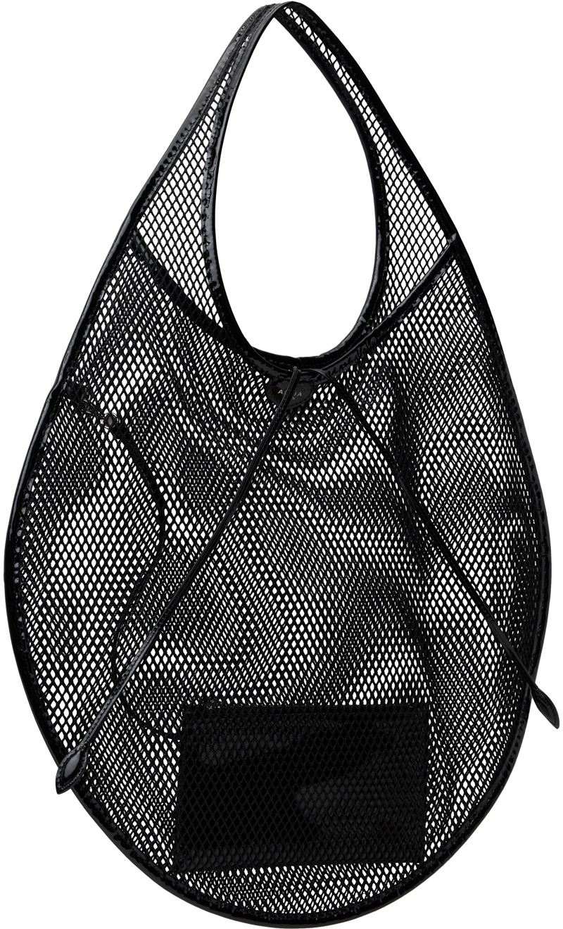 Shop Alaïa Black One Piece Xl Bag In 999 - Noir