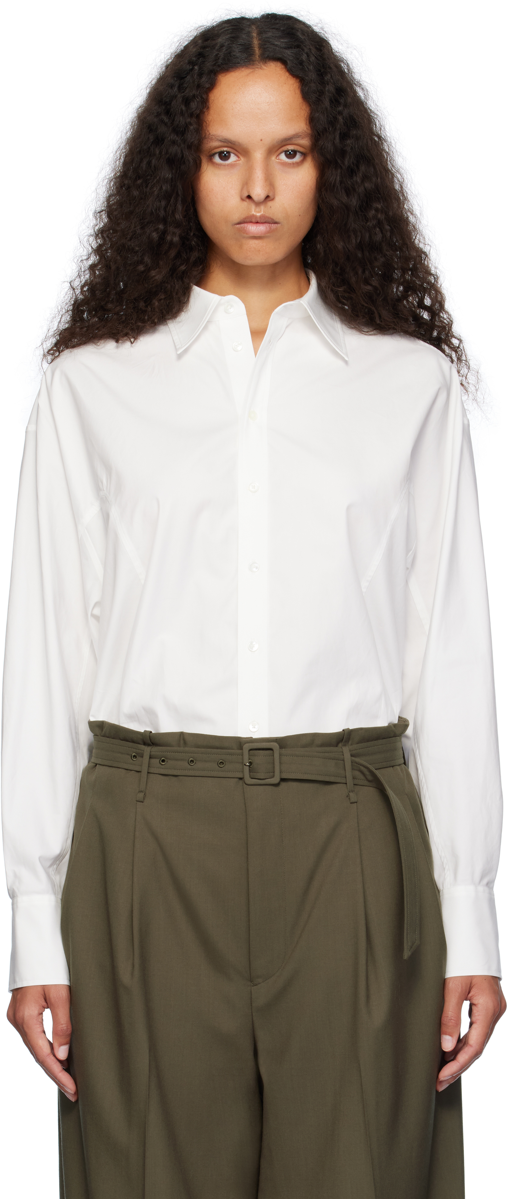 White High Count Finx Ox Shirt