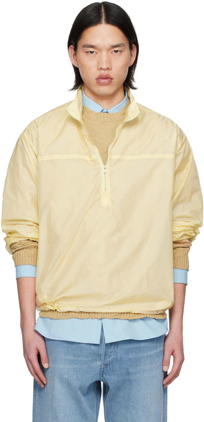On Yellow Half-Zip Jacket