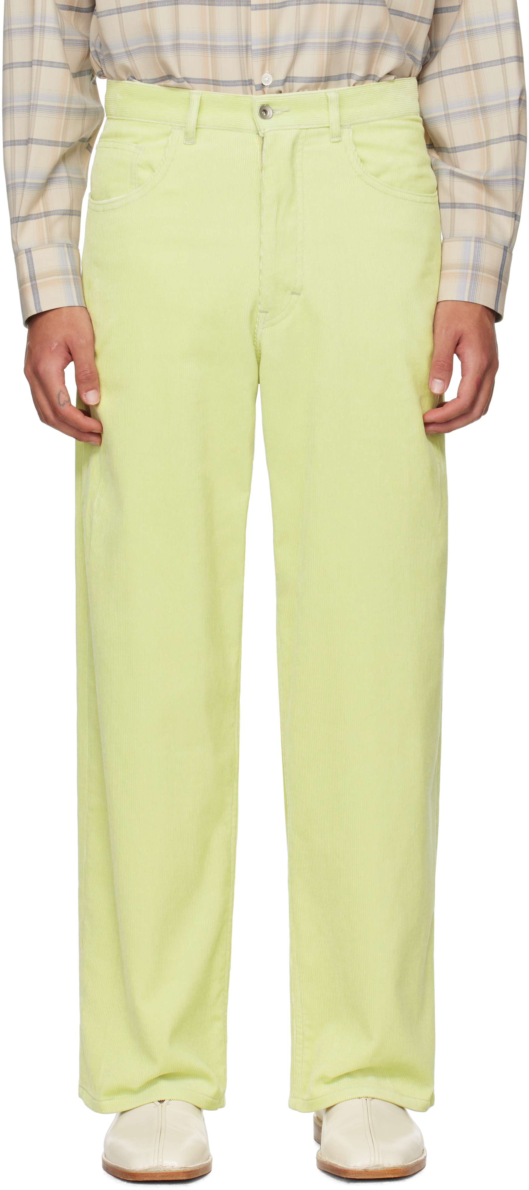 Green Finx Corduroy Trousers