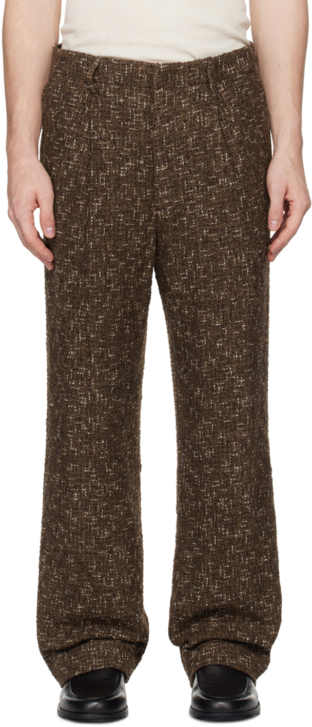 Brown Homespun Tweed Trousers