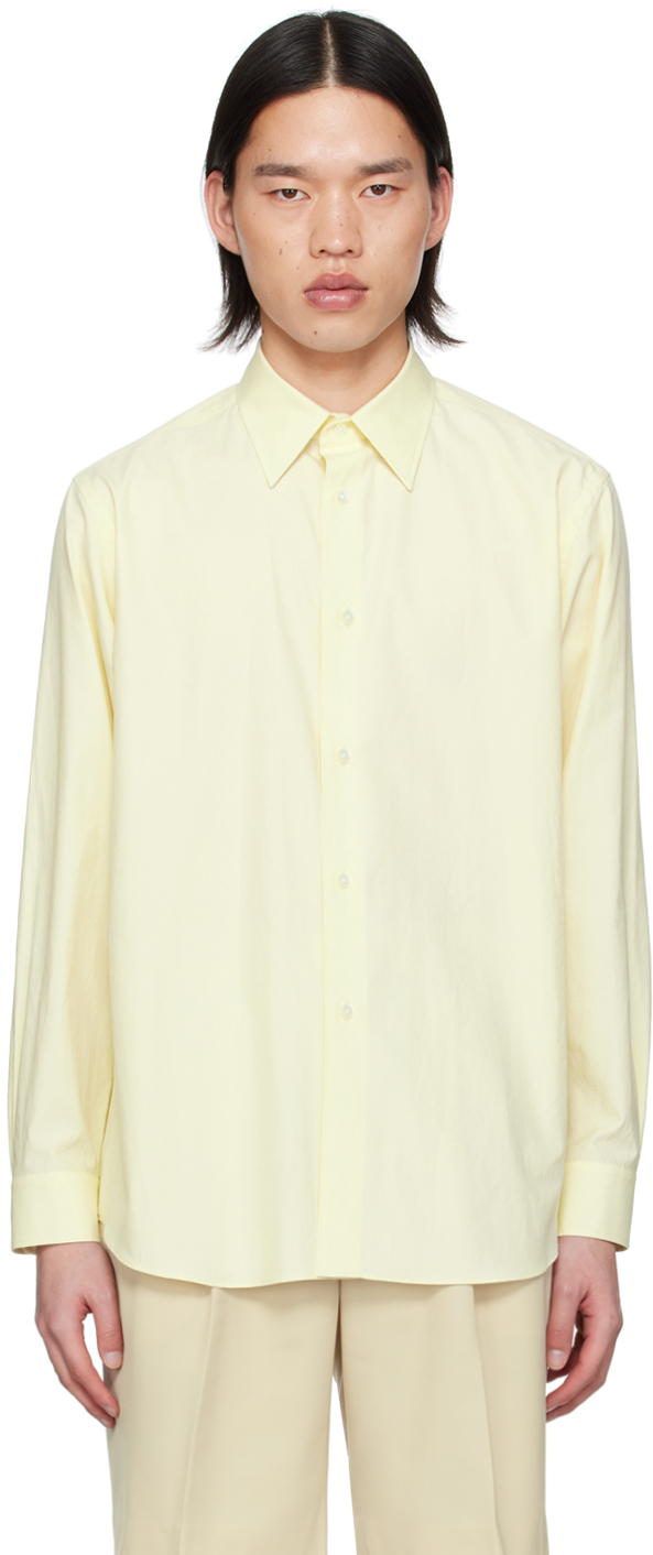 AURALEE: Yellow Finx Shirt | SSENSE