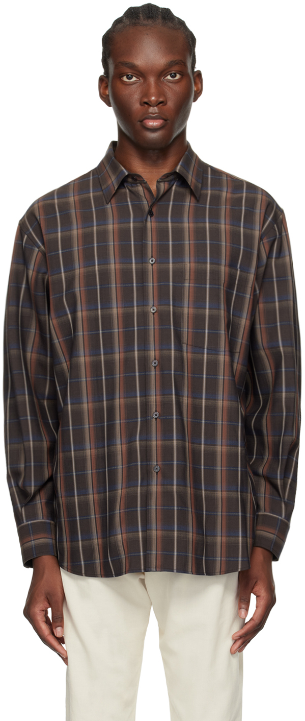 Beige Check Shirt