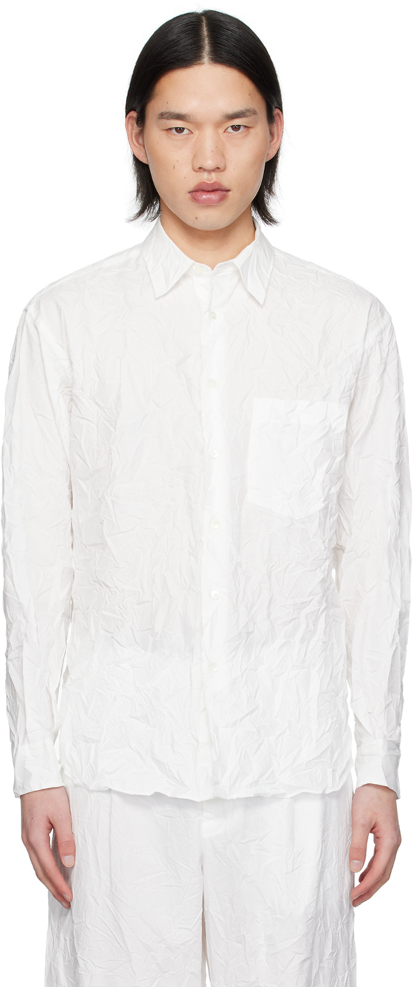 White Finx Shirt by AURALEE on Sale