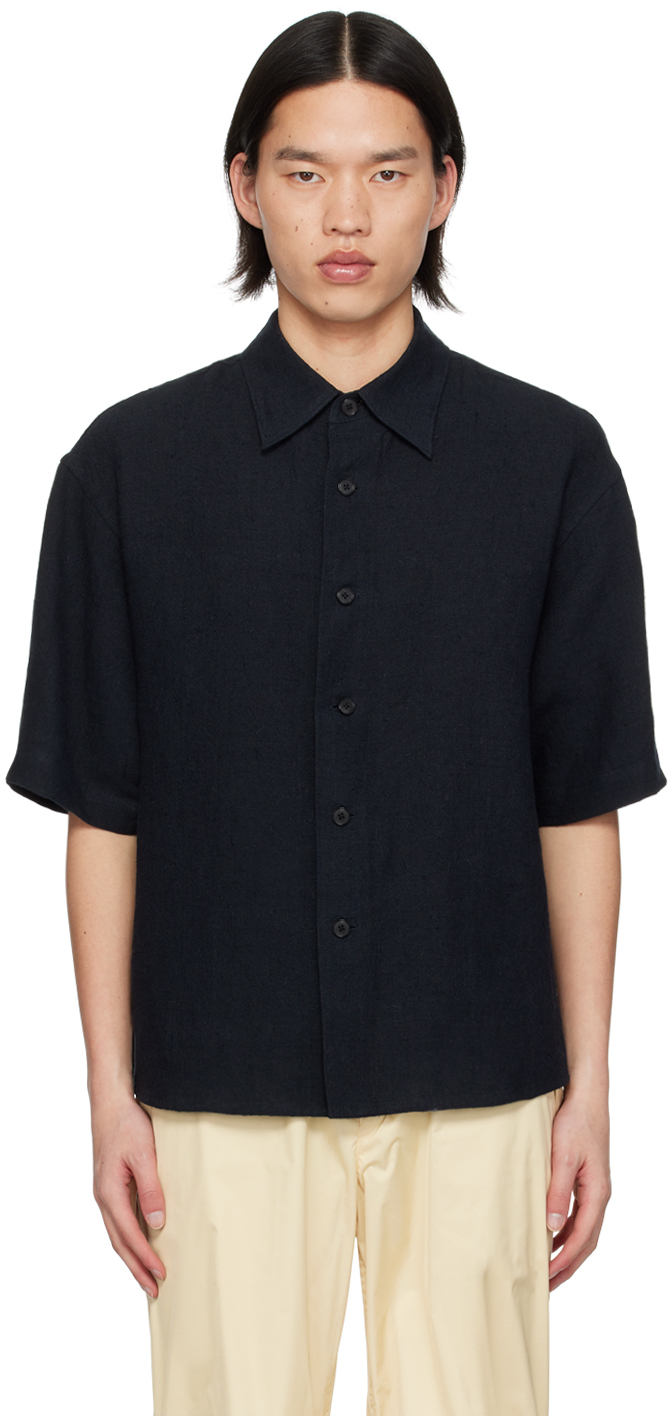 Navy Button Up Shirt