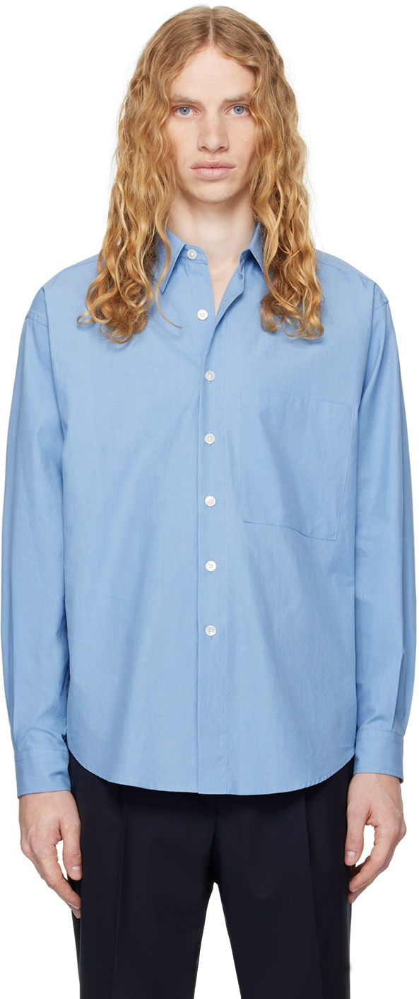 Blue Washed Finx Twill Shirt