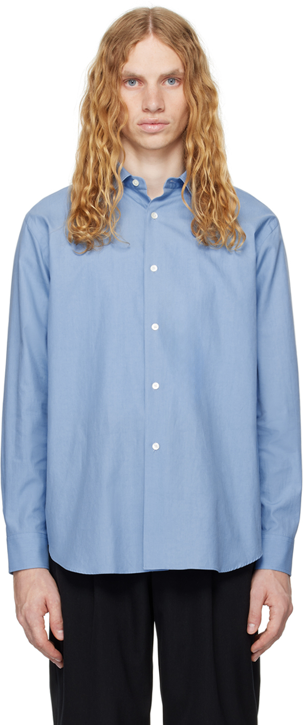 Blue Washed Finx Twill Big Shirt