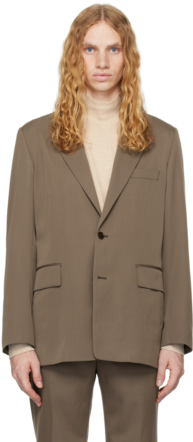 Black Light Wool Max Gabardine Blazer