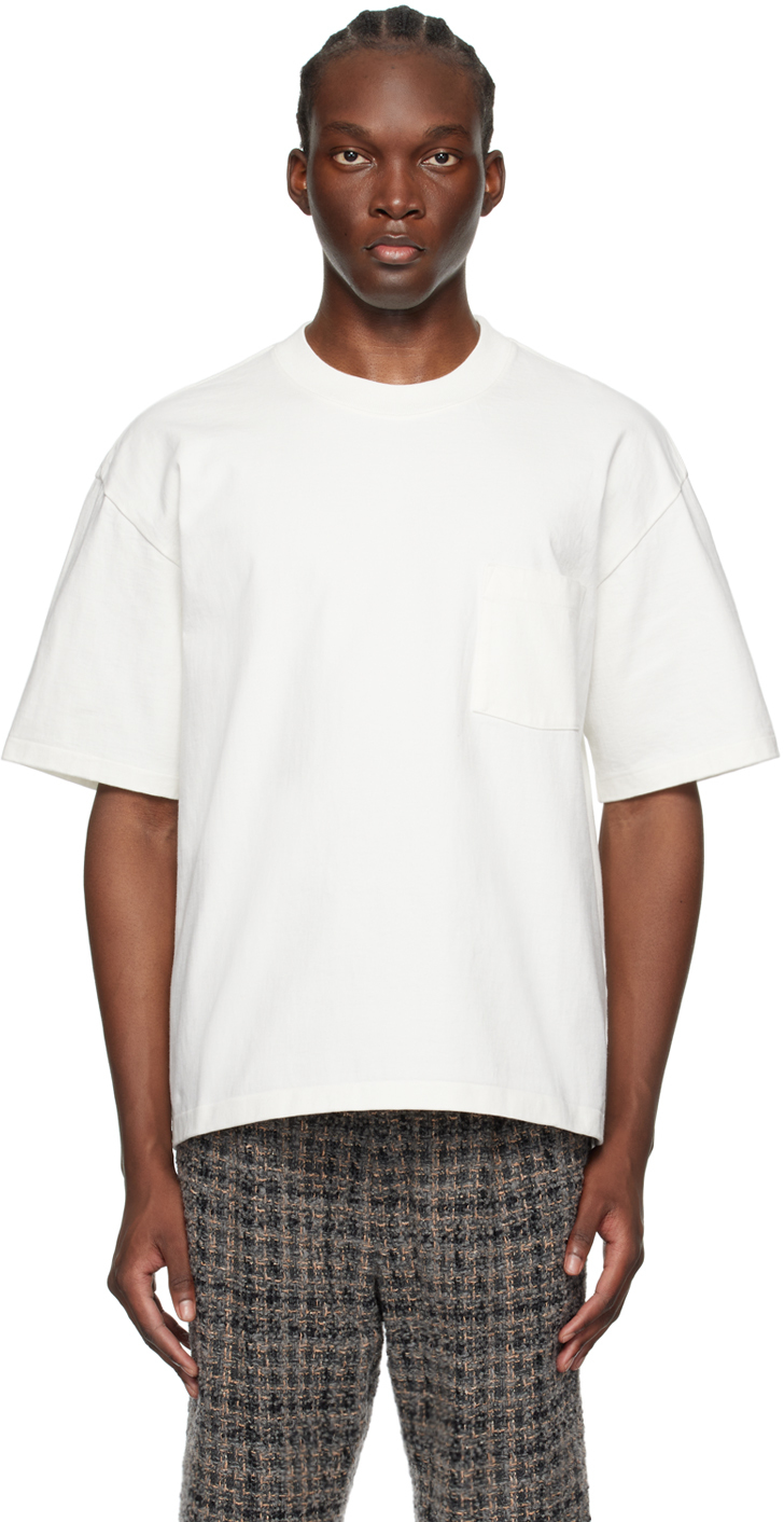 AURALEE: White Heavyweight T-Shirt | SSENSE