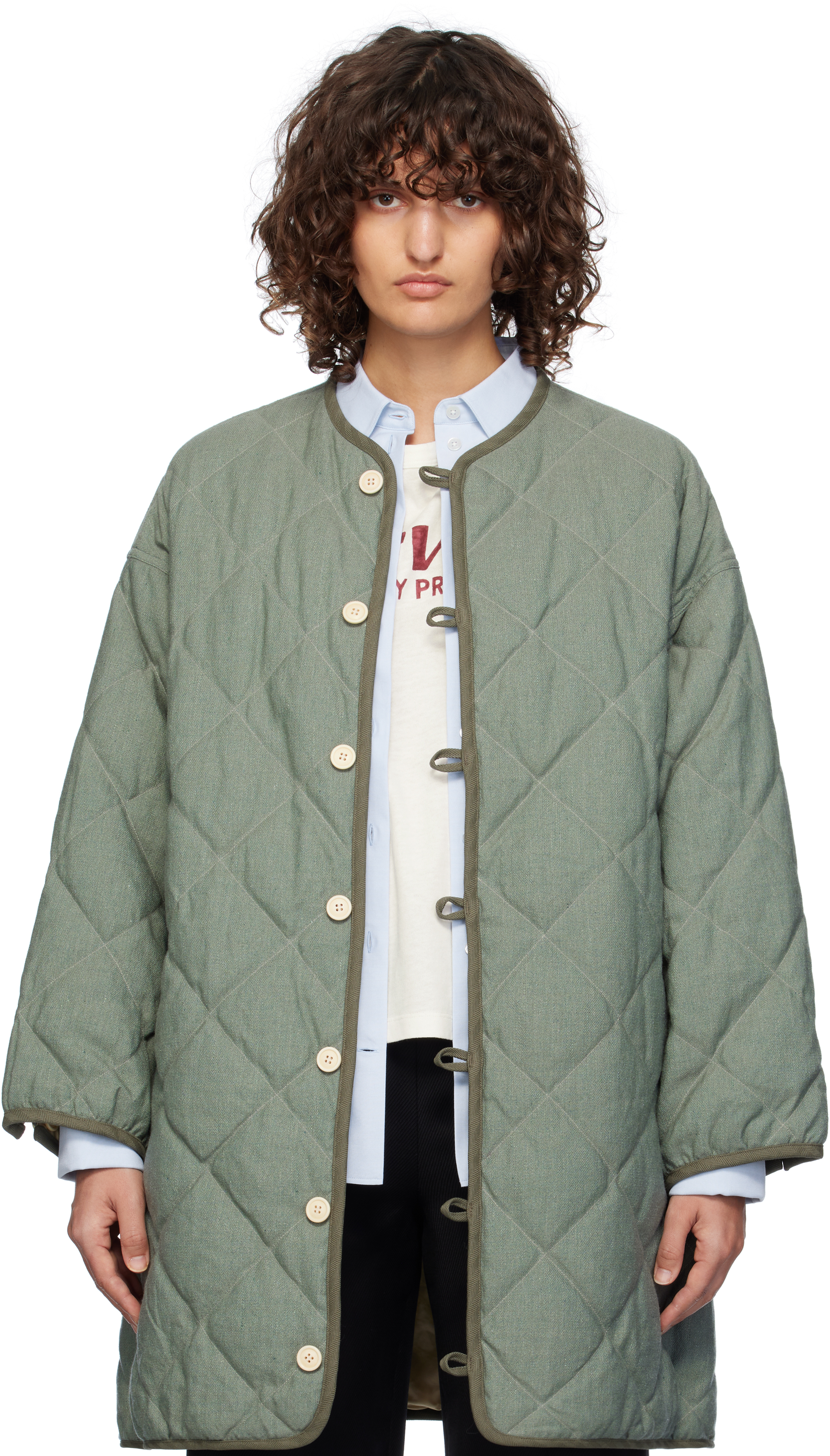 Green Liner Reversible Coat