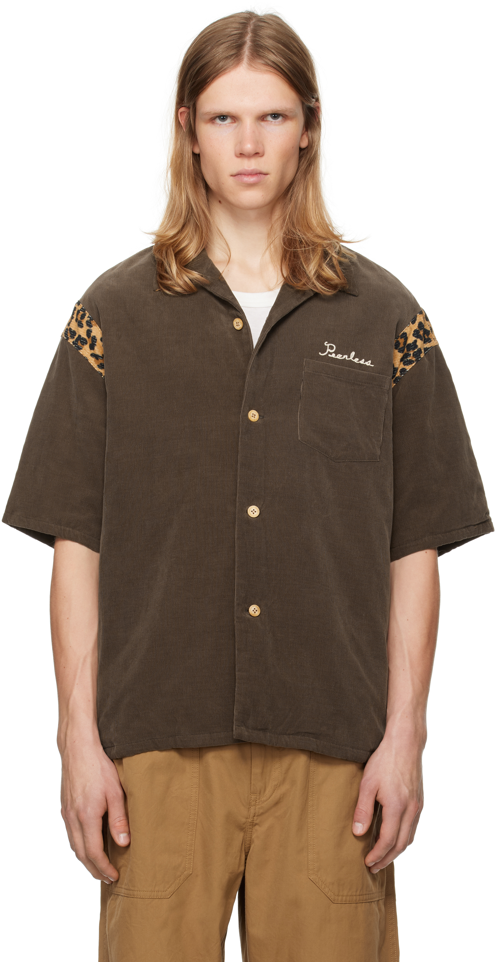 Khaki Wallis Down Shirt