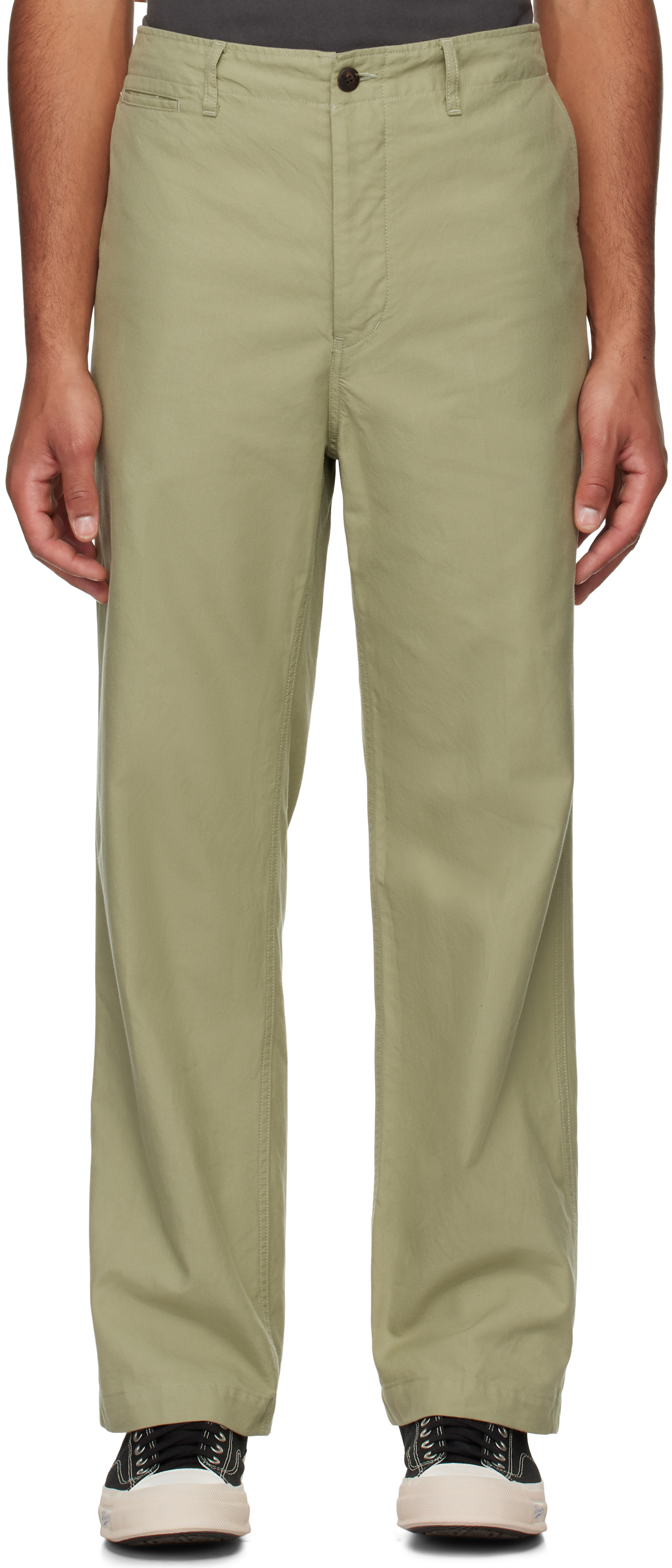 Beige Field Chino Trousers