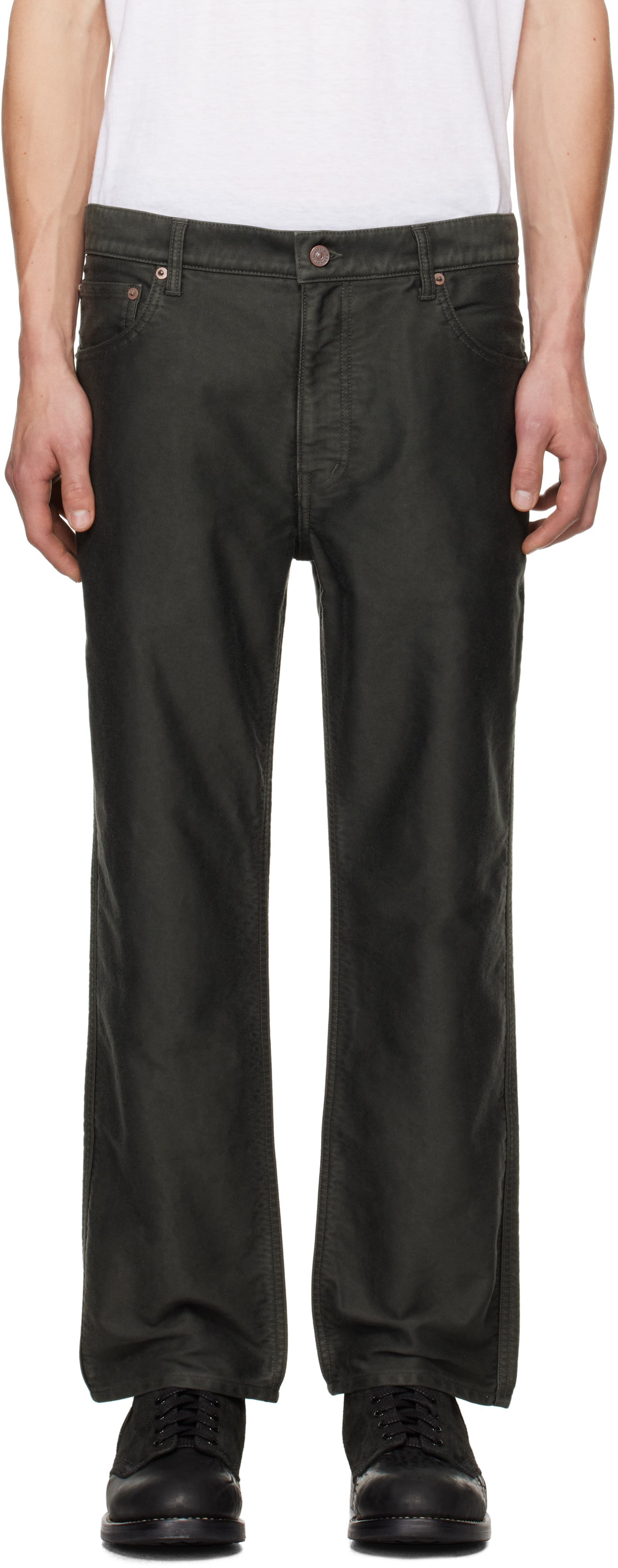 Gray Fluxus 10 Moleskin Jeans