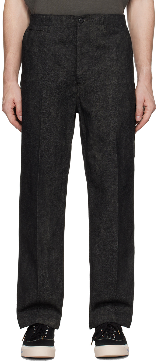 Black Field Denim Trousers