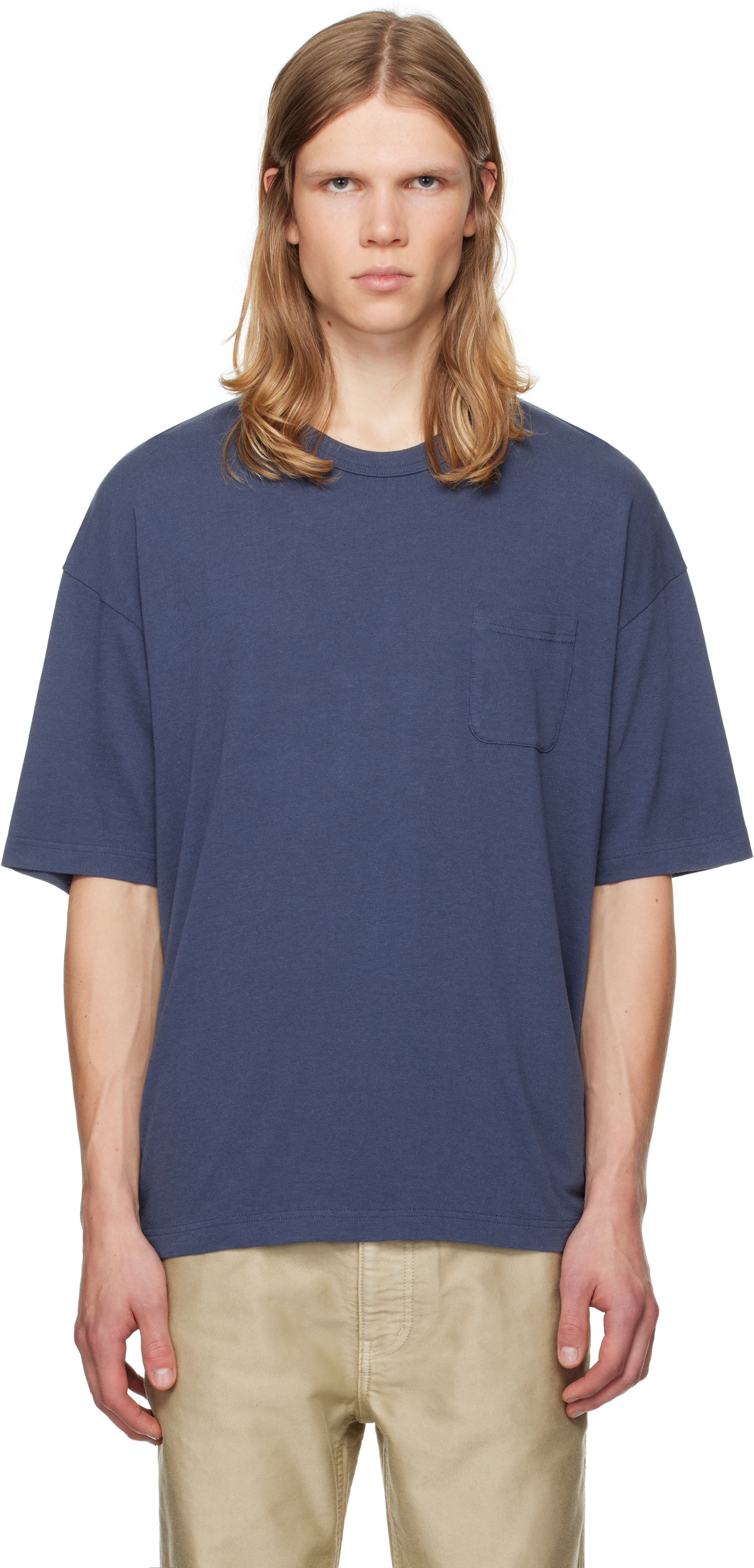 VISVIM BLUE JUMBO T-SHIRT 