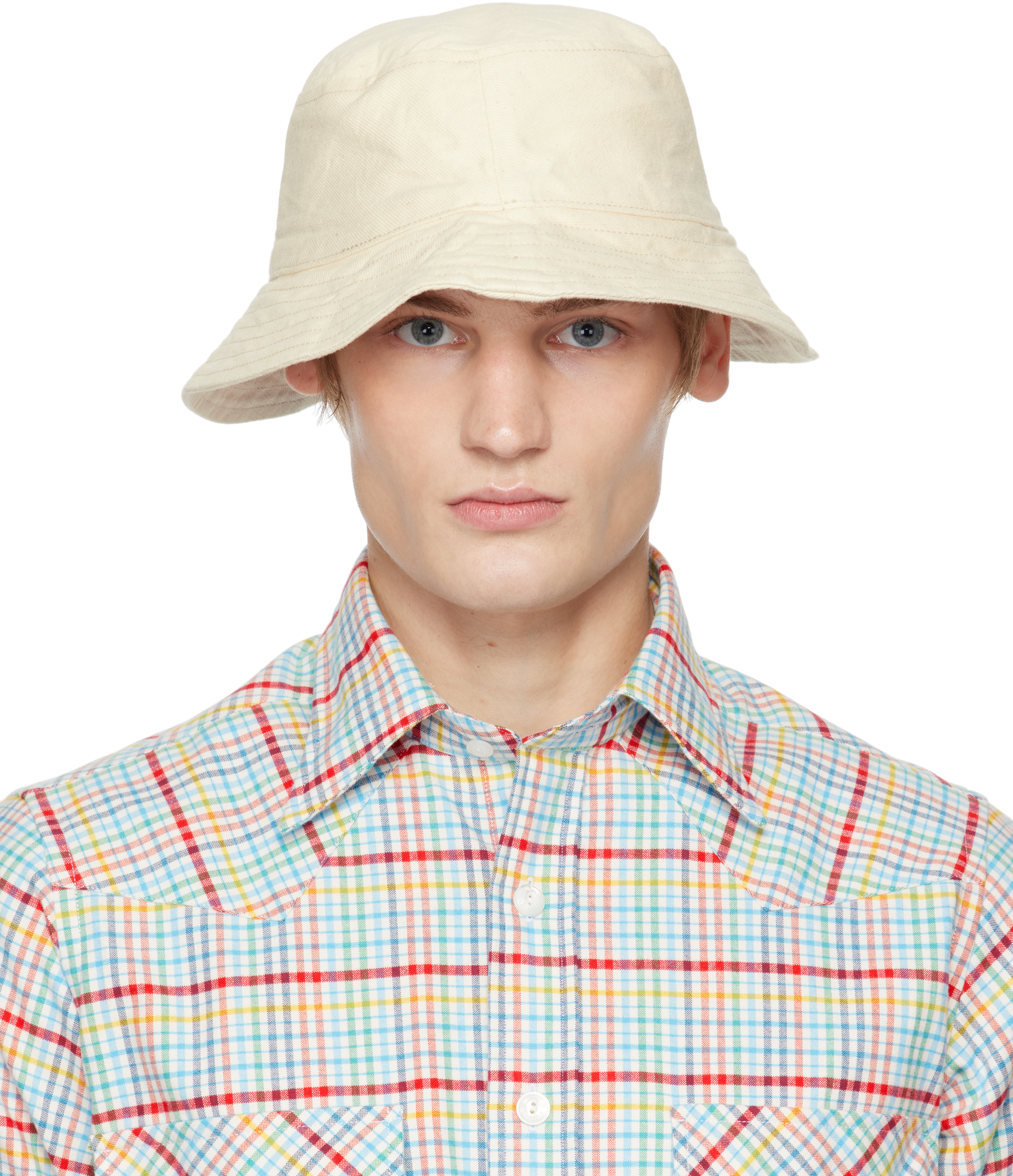 Off-White Heavy Cotton Bucket Hat