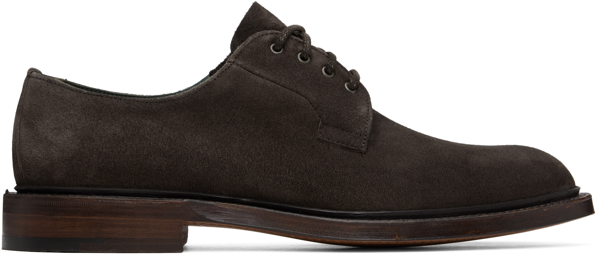 Brown Suede August Goodyear Welted Derbys