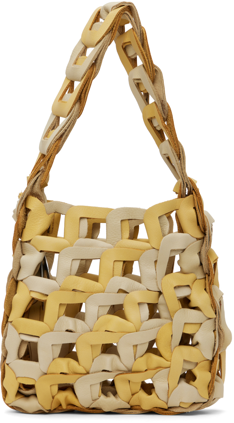 Shop Sc103 Yellow Links Tote In Wheat