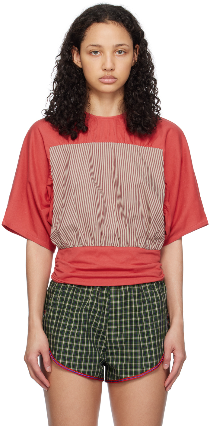 Sc103 Red Trapeze T-shirt In Carousel