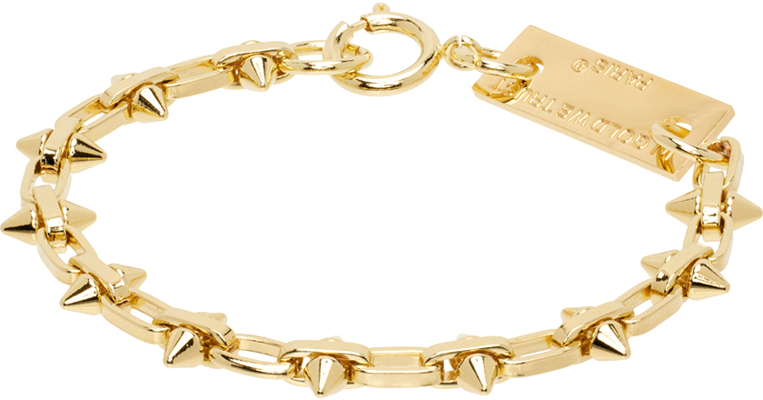 SSENSE Exclusive Silver Thin Spike Bracelet