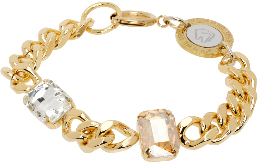 Shop In Gold We Trust Paris Gold Curb Chain Bracelet