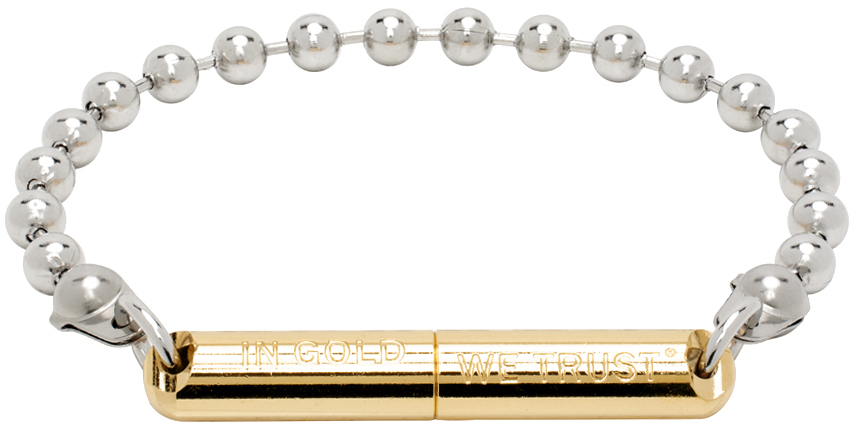 Shop In Gold We Trust Paris Silver & Gold Jack Bracelet