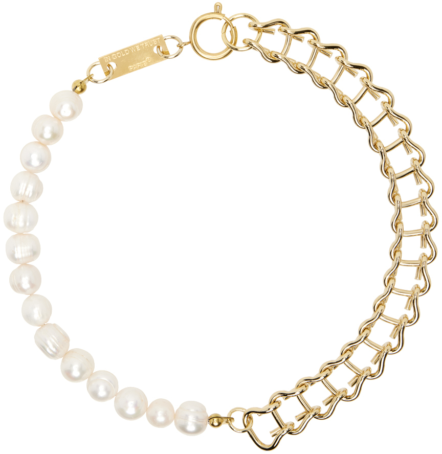 Gold Pearl Vintage Necklace