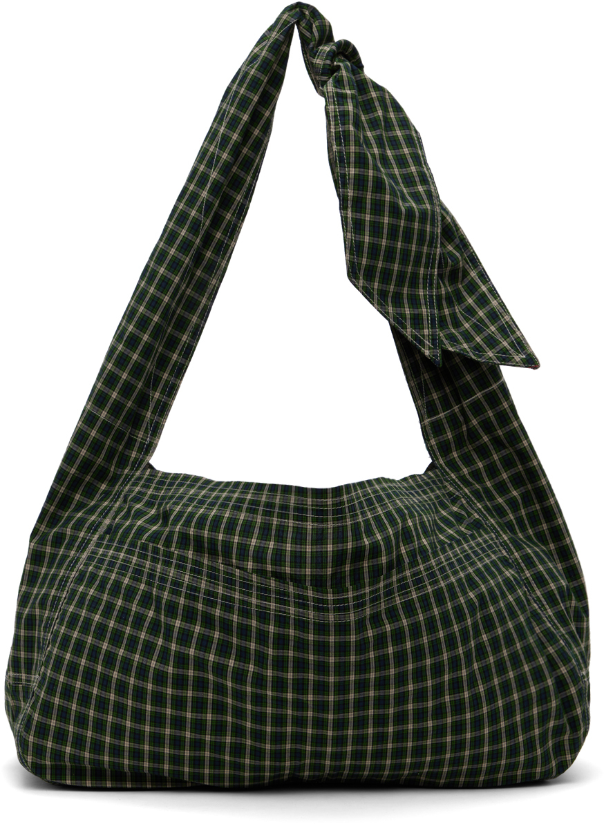 Shop Sc103 Ssense Exclusive Green & Navy Cocoon Tote In Earth